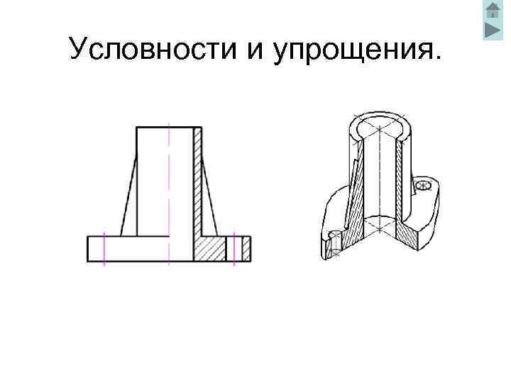 На сборочных чертежах болты винты штифты непустотелые валы в продольном разрезе показывают