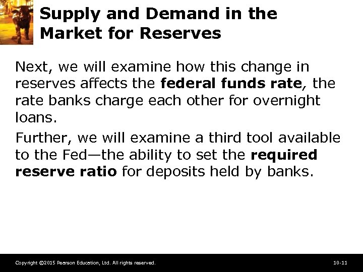 Supply and Demand in the Market for Reserves Next, we will examine how this
