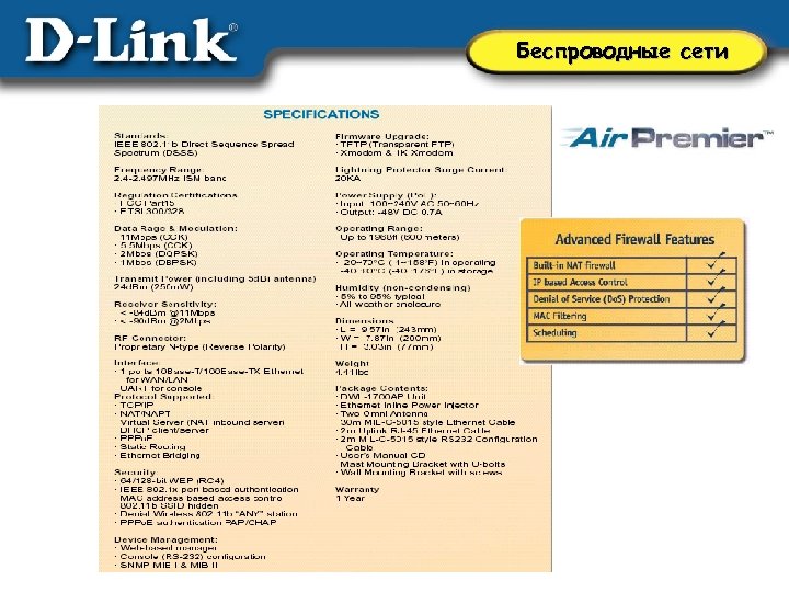 Беспроводные сети 