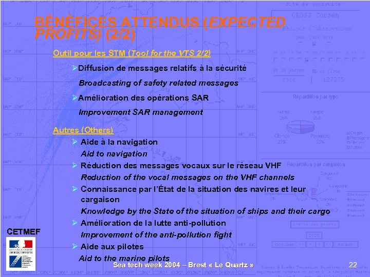 BÉNÉFICES ATTENDUS (EXPECTED PROFITS) (2/2) Outil pour les STM (Tool for the VTS 2/2)