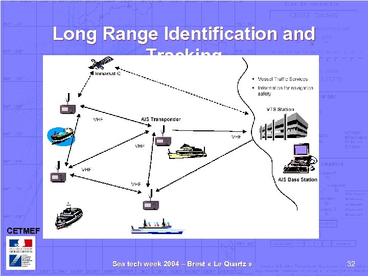 Long Range Identification and Tracking CETMEF Sea tech week 2004 – Brest « Le