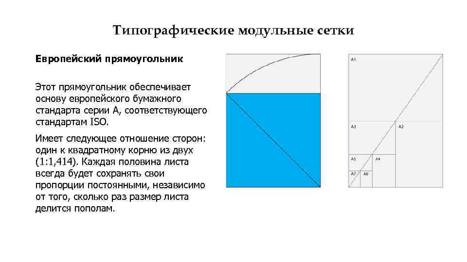 Модульная сетка презентация