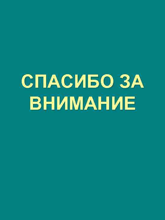 СПАСИБО ЗА ВНИМАНИЕ 