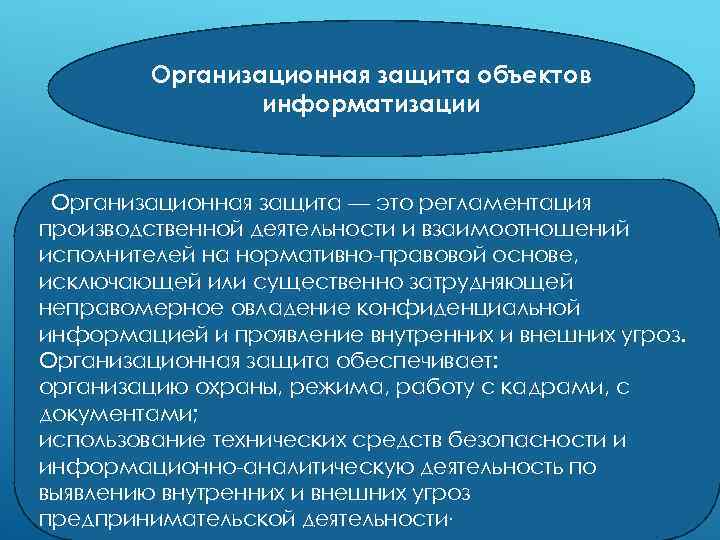 Организационная защита