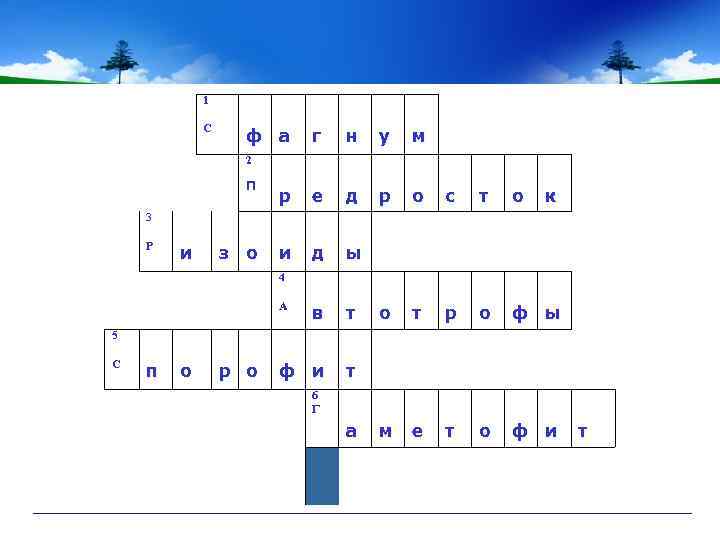 1 С г н у м р е д р о с т о