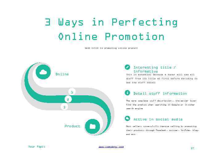 3 Ways in Perfecting Online Promotion best trick in promoting online product Interesting title