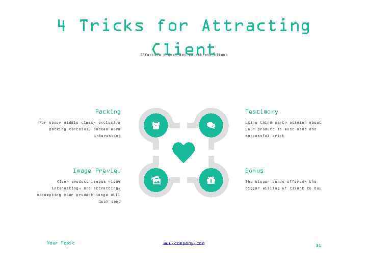 4 Tricks for Attracting Client Effective proven way to attract client Packing Testimony For