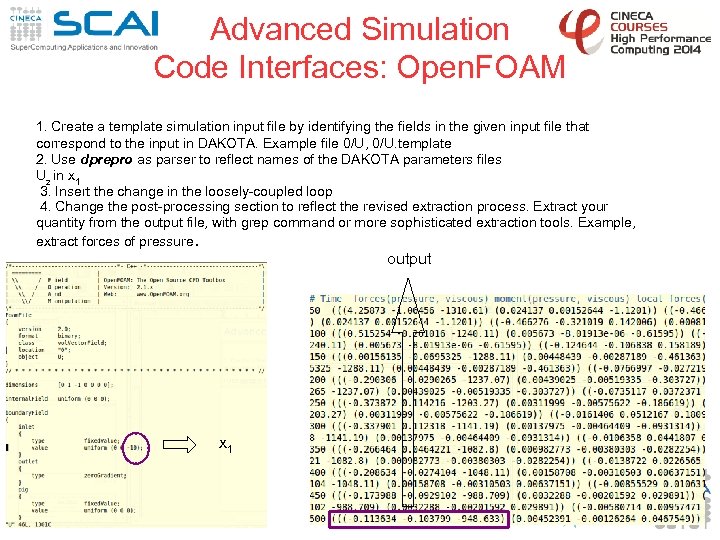 Advanced Simulation Code Interfaces: Open. FOAM 1. Create a template simulation input file by