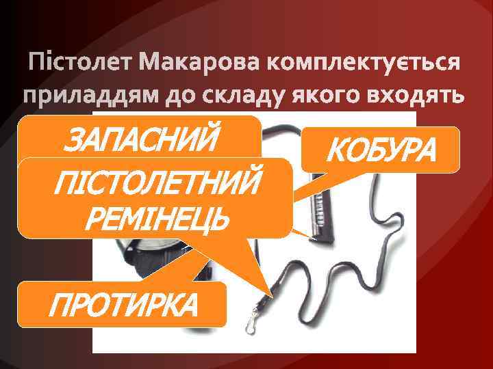 ЗАПАСНИЙ МАГАЗИН ПІСТОЛЕТНИЙ РЕМІНЕЦЬ ПРОТИРКА КОБУРА 