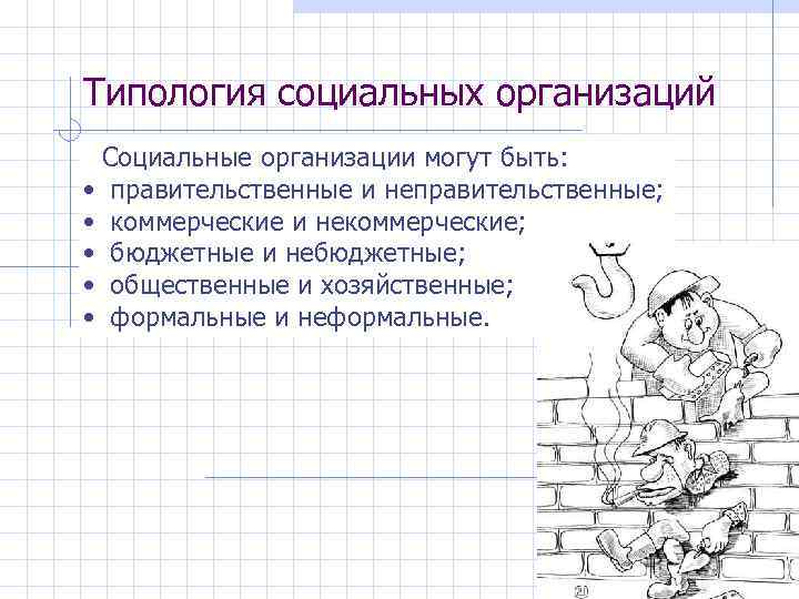 Типология социальных проектов