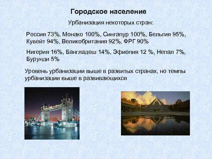 Уровень урбанизации норвегии. Уровень урбанизации Германии. Уровень урбанизации Великобритании. Уровень урбанизации населения Великобритании. Урбанизация Великобритании.