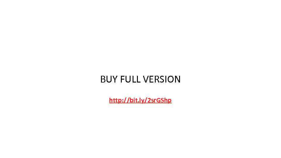 BUY FULL VERSION http: //bit. ly/2 sr. GShp 