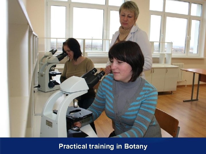 Practical training in Botany 