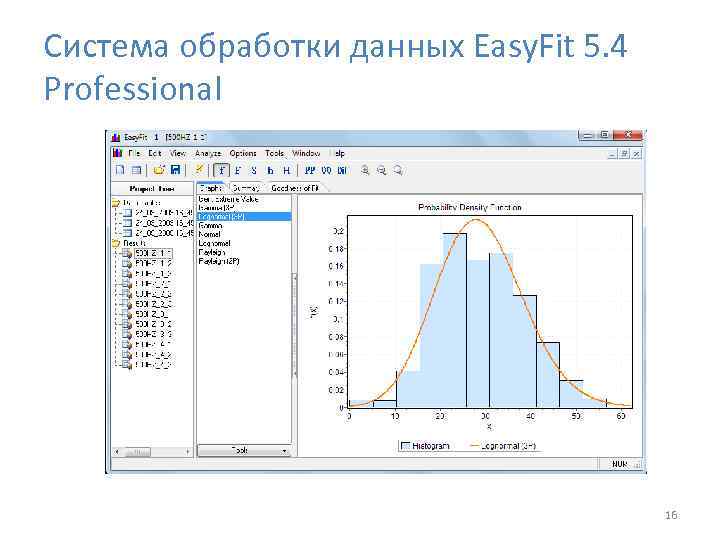 Система обработки данных Easy. Fit 5. 4 Professional 16 