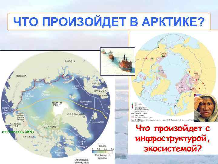 ЧТО ПРОИЗОЙДЕТ В АРКТИКЕ? (in Kerr et al. , 2002) Что произойдет с инфраструктурой,