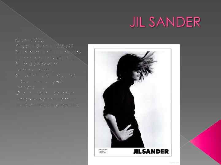 JIL SANDER Осень1998. Какой я была в 1998 -м? Я поехала в летний лагерь