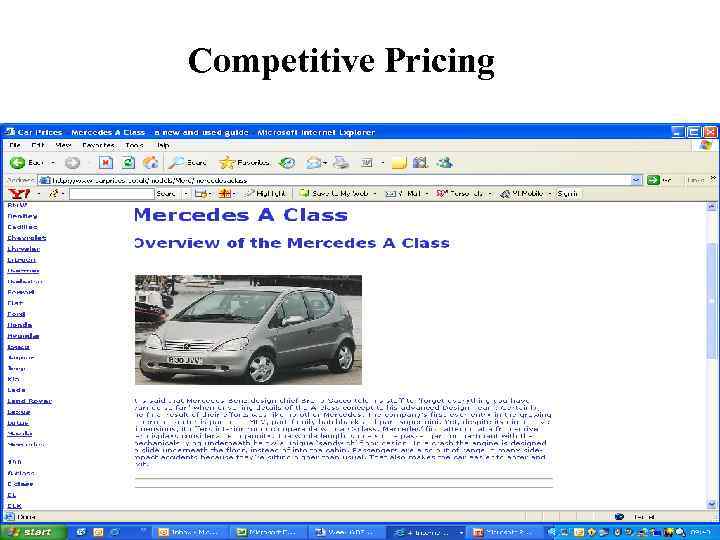 Competitive Pricing Developed by Cool Pictures and Multi. Media Presentations Copyright © 2003 by