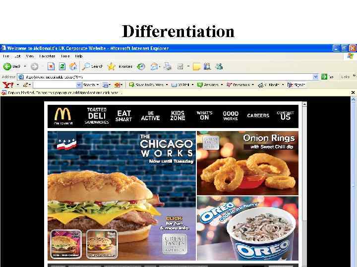 Differentiation Developed by Cool Pictures and Multi. Media Presentations Copyright © 2003 by South-Western,