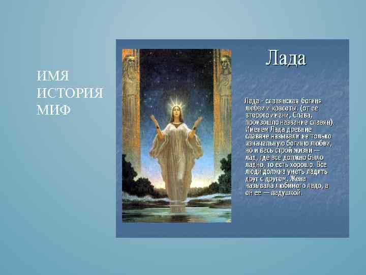 ИМЯ ИСТОРИЯ МИФ 