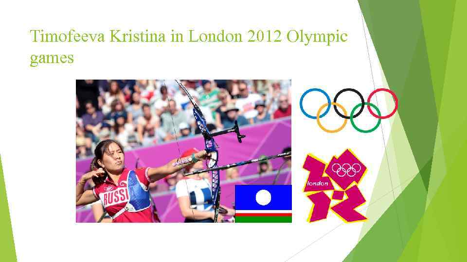 Timofeeva Kristina in London 2012 Olympic games 