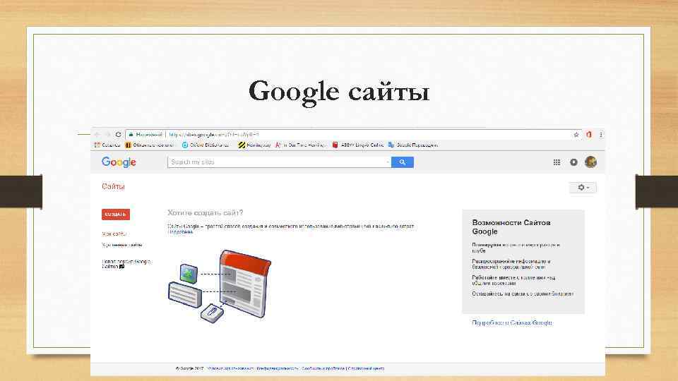 Google сайты 