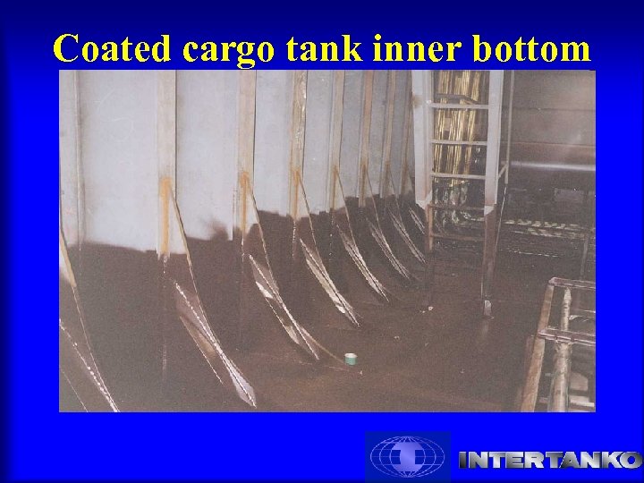 Coated cargo tank inner bottom 
