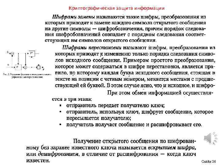 Криптографическая защита информации Слайд 26 