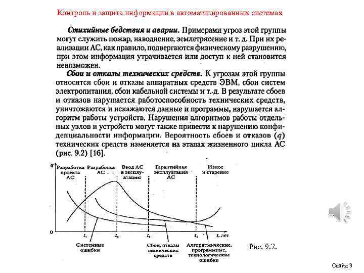 Контроль и защита информации в автоматизированных системах Рис. 9. 2. Слайд 3 