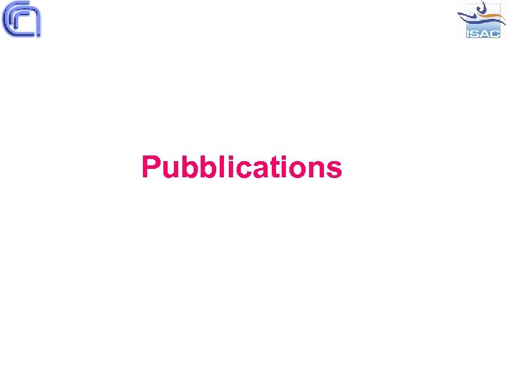 Pubblications 