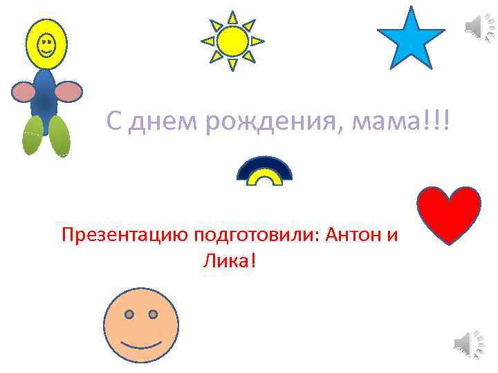 С днем рождения, мама!!! Презентацию подготовили: Антон и Лика! 