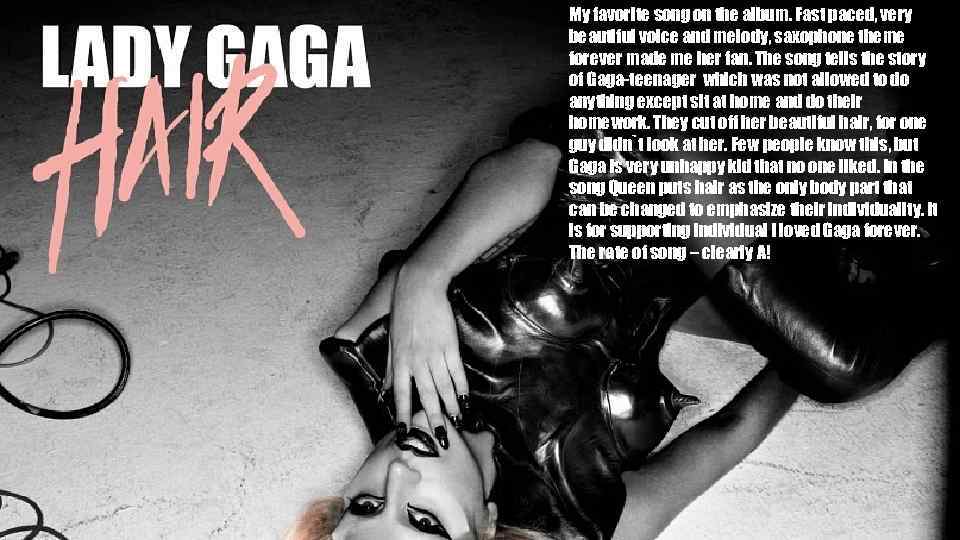 My favorite song on the album. Fast paced, very beautiful voice and melody, saxophone