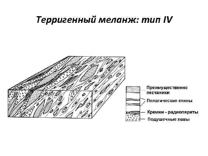 Терригенный меланж: тип IV 