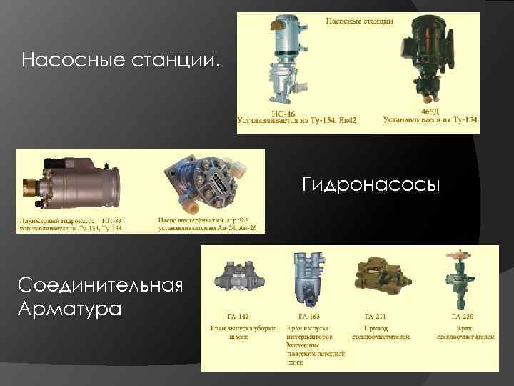 Насосные станции. Гидронасосы Соединительная Арматура 