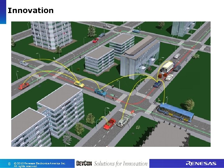 Innovation 8 © 2010 Renesas Electronics America Inc. All rights reserved. 