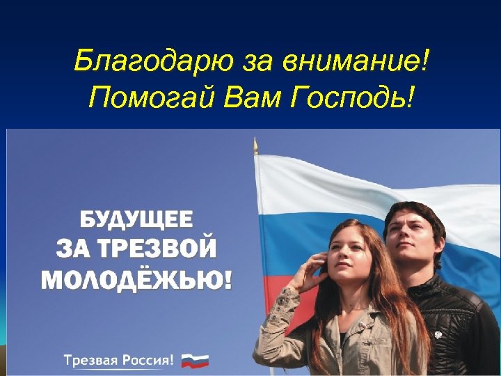 Благодарю за внимание! Помогай Вам Господь! 
