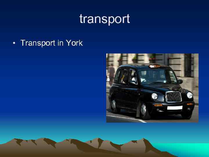 transport • Transport in York 