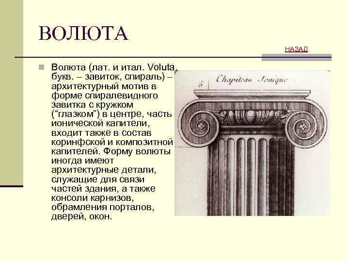 Термины архитектуры по алфавиту