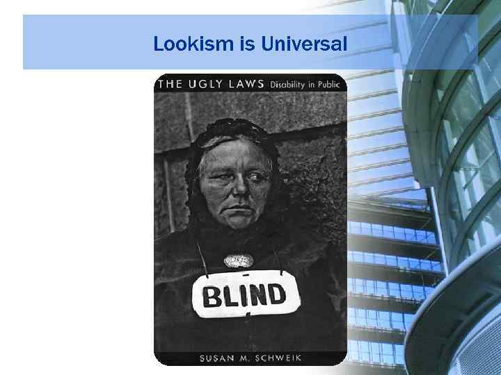 Lookism is Universal 