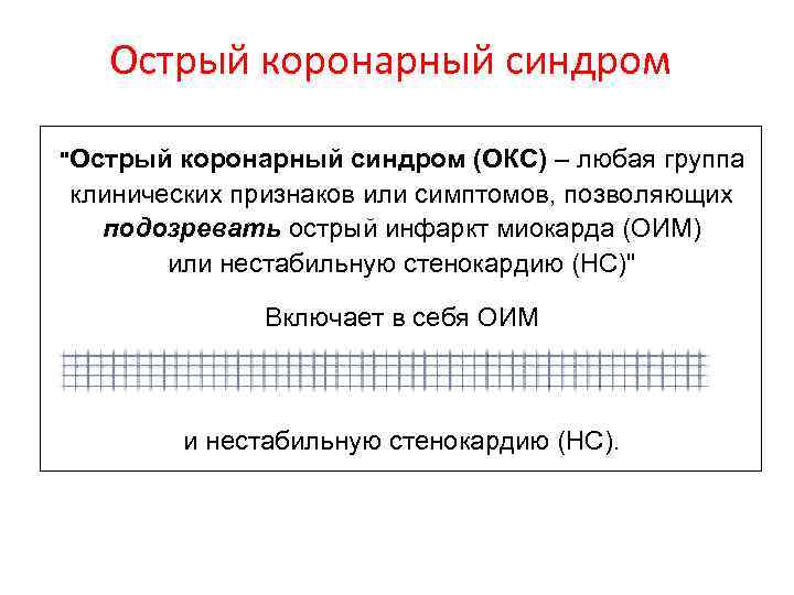 Острый коронарный синдром 