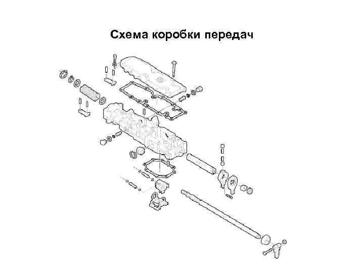 Схема коробки передач 