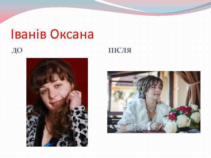 Іванів Оксана ДО ПІСЛЯ 