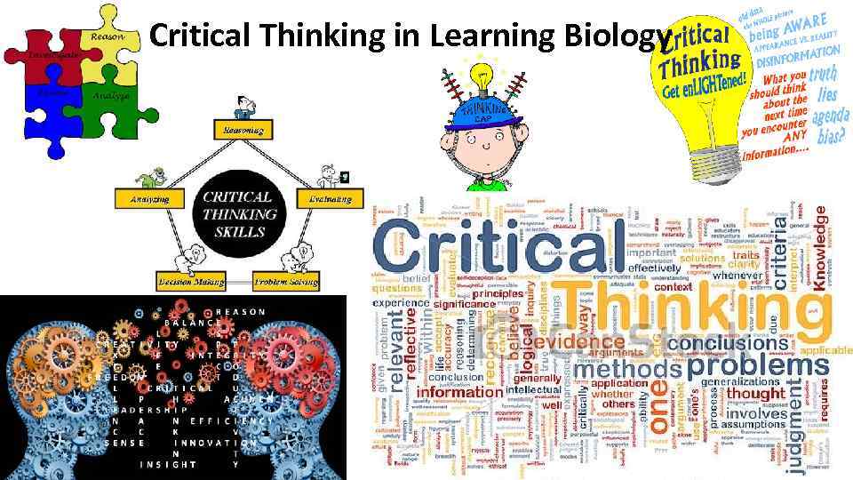 tools for critical thinking in biology