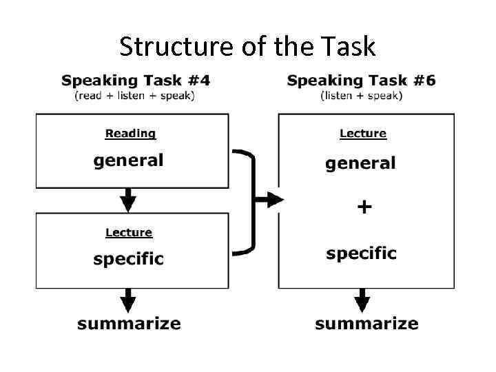 Structure of the Task 