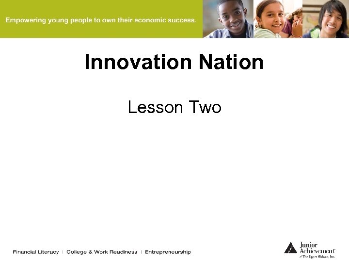 Innovation Nation Lesson Two 