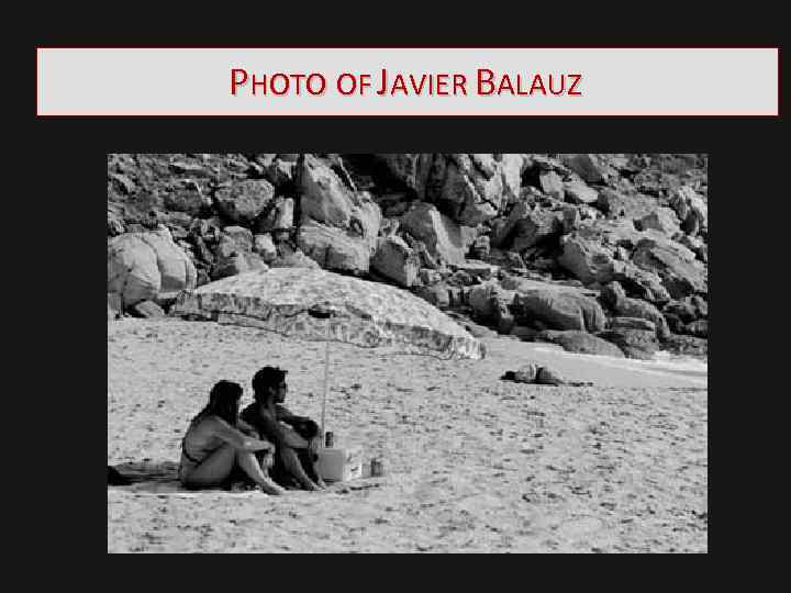 PHOTO OF JAVIER BALAUZ 