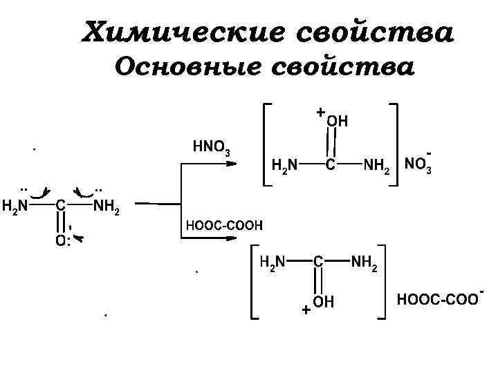 Химические свойства Основные свойства 