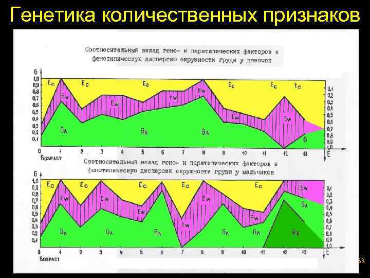 Генетика количественных признаков 33 