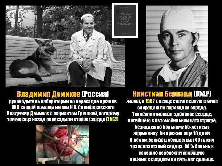 Владимир Демихов (Россия) руководитель лаборатории по пересадке органов НИИ скорой помощи имени Н. В.