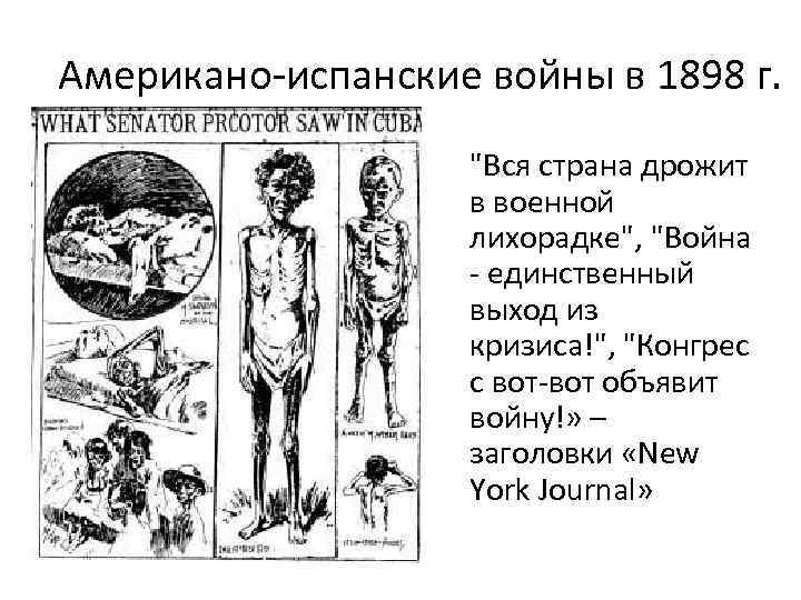 Американо-испанские войны в 1898 г. 