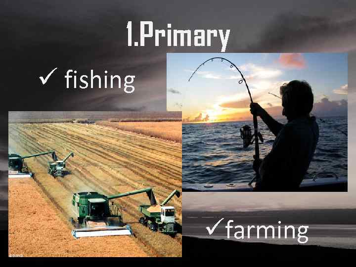 1. Primary ü fishing üfarming 